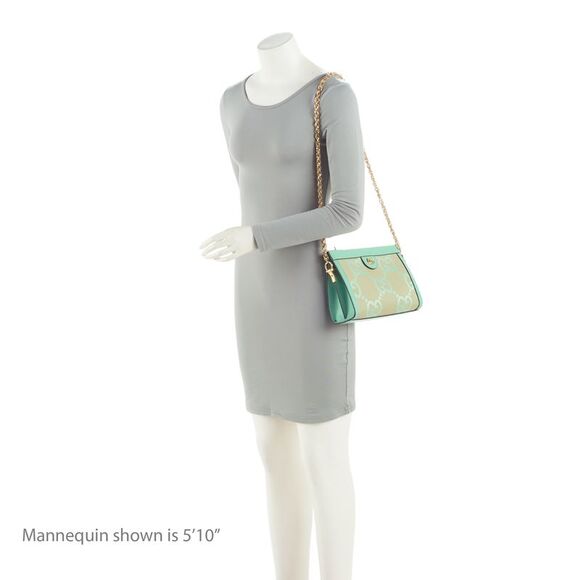 Gucci Jumbo GG Canvas Ophidia Medium Chain Shoulder Bag - Picture 5 of 15